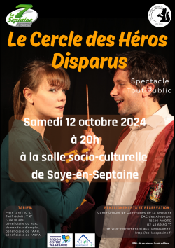 Le cercle des héros disparus 12 octobre Soye en Septaine