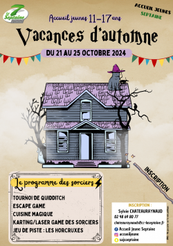 Accueil jeunes 11-17 ans | vacances automne