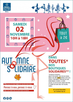 Vente solidaire | secours catholique 2 novembre 2024